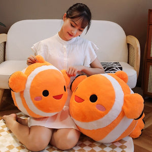 Stripes the Cute Clownfish Plush-Enchanted peach