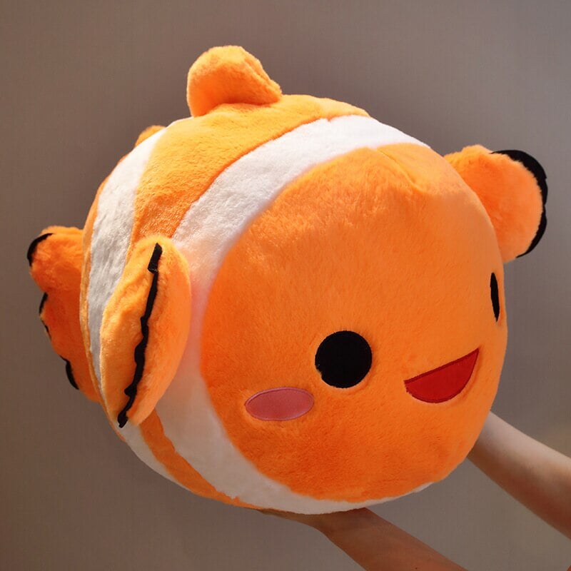 Stripes the Cute Clownfish Plush-Enchanted peach