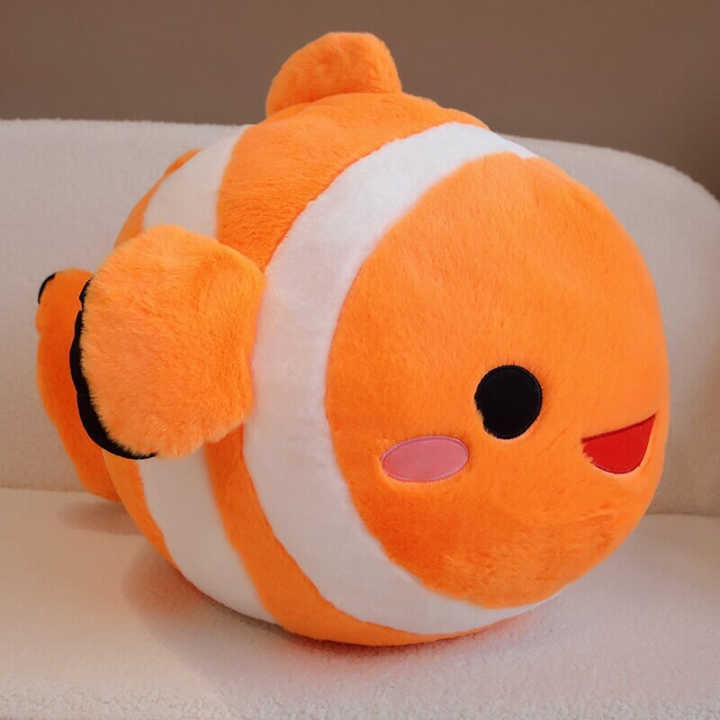 Stripes the Cute Clownfish Plush-Enchanted peach