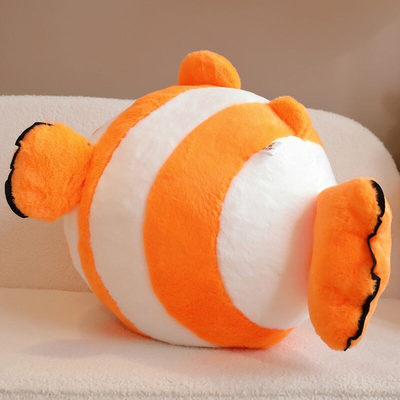 Stripes the Cute Clownfish Plush-Enchanted peach