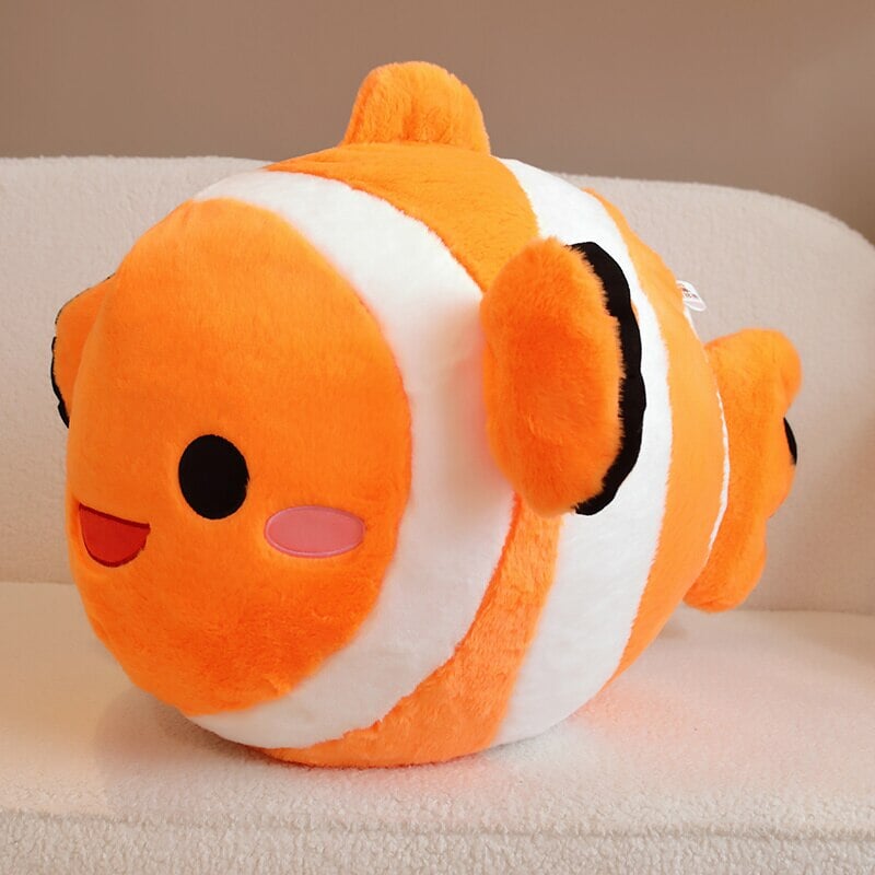 Stripes the Cute Clownfish Plush-Enchanted peach