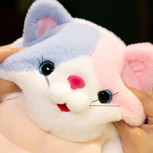 Strong Muscle Cat Plushie-Enchanted peach