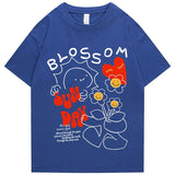 Sun Day Blossom Tee-Enchanted peach