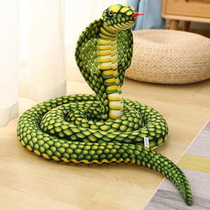 Super Long 90" Soft Snake Plushie-Enchanted peach