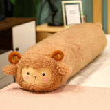 Super Soft Long Lamb Snuggle Buddies-Enchanted peach