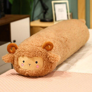 Super Soft Long Lamb Snuggle Buddies-Enchanted peach