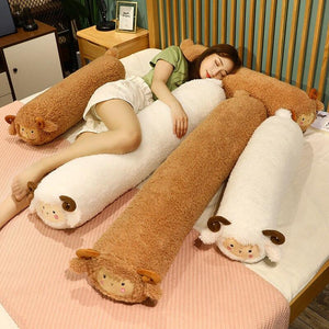 Super Soft Long Lamb Snuggle Buddies-Enchanted peach