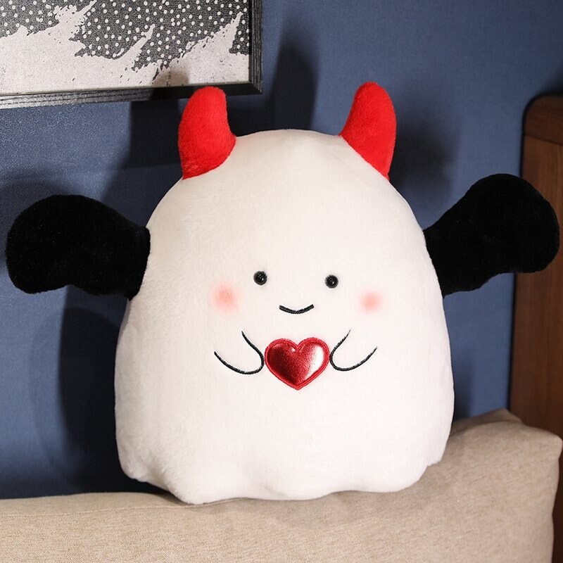 Sweet Angel Devil Ghost Plushies-Enchanted peach