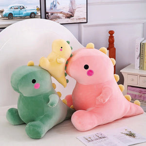 Taco, Taki & Tabi The Dino Family Plushies-Enchanted peach