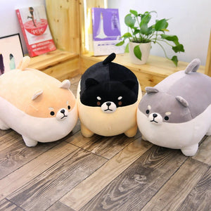 The Angry Shiba Trio Plushies-Enchanted peach