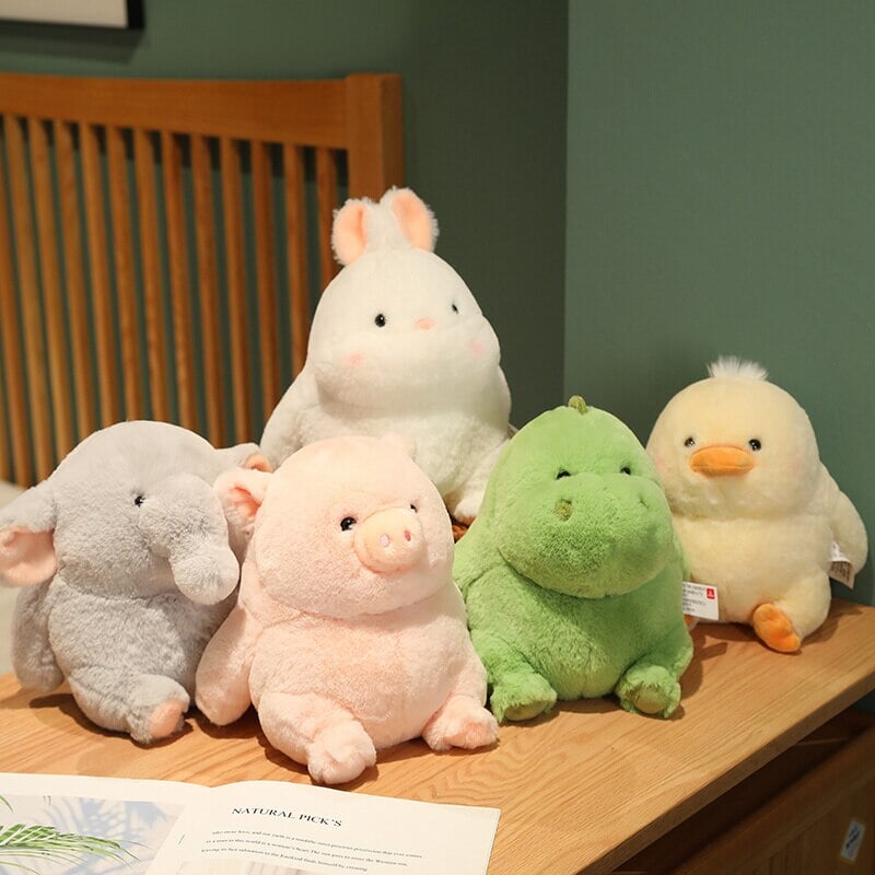 The Fat Chubby Plushie Crew-Enchanted peach