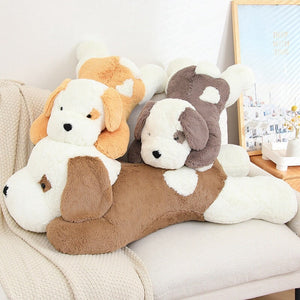 The Giant Fluffy Dogs Plushie Family-Enchanted peach