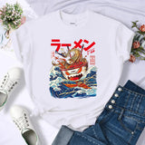 The Killer Titan Tonkotsu Ramen on the Run Tee-Enchanted peach