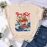 The Killer Titan Tonkotsu Ramen on the Run Tee-Enchanted peach