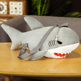 Tod the Shark Plush Backpack-Enchanted peach