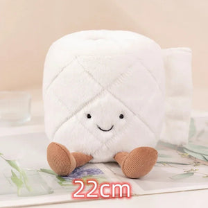 Toilet Buddies Poop Tissue Plunger Plushie Collection-Enchanted peach