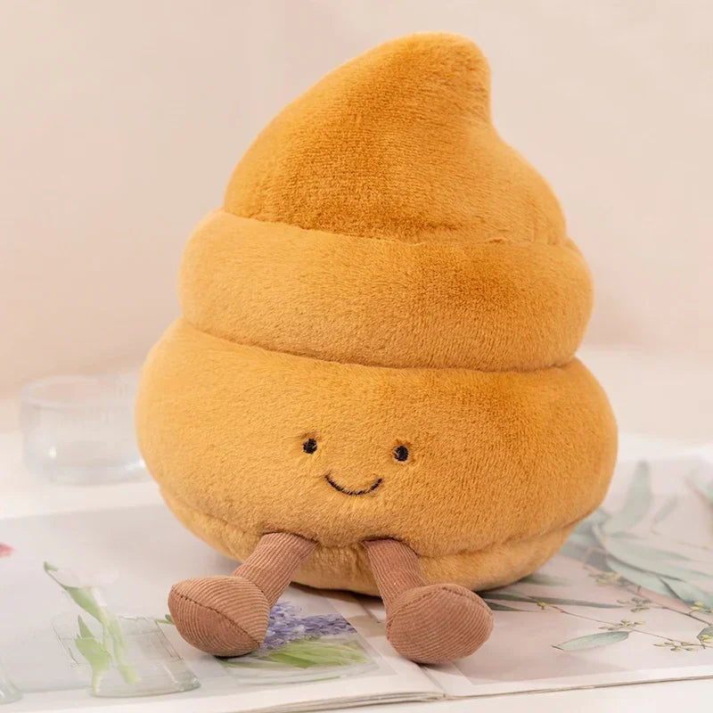 Toilet Buddies Poop Tissue Plunger Plushie Collection-Enchanted peach