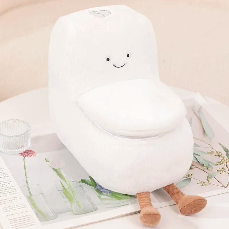 Toilet Buddies Poop Tissue Plunger Plushie Collection-Enchanted peach