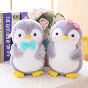 Waddle of Penguin Plushies-Enchanted peach