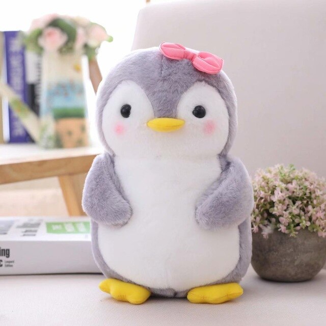 Waddle of Penguin Plushies-Enchanted peach