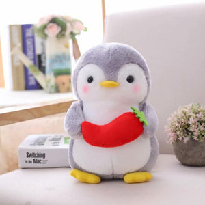 Waddle of Penguin Plushies-Enchanted peach