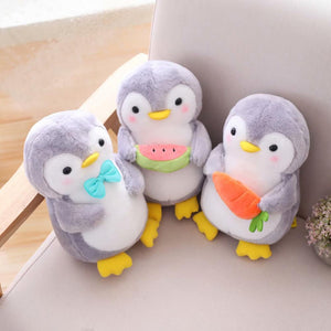 Waddle of Penguin Plushies-Enchanted peach