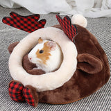 Warm Hamster Guinea Pig Bunny Mini Reindeer Koala Beds Hideout Caves-Enchanted peach