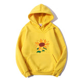 Wonder Egg Priority Anime Sun Flower Hoodie-Enchanted peach