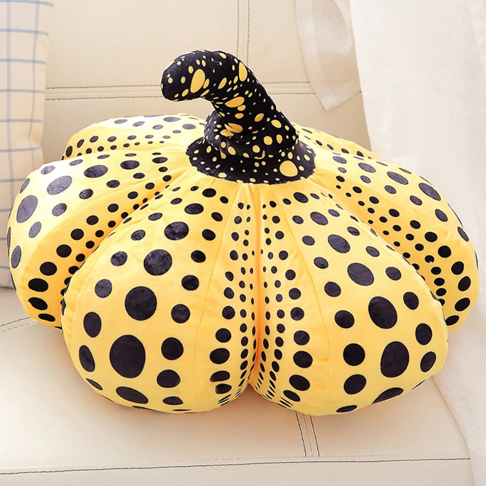 Yayoi Kusama Halloween Pumpkin Plushies-Enchanted peach