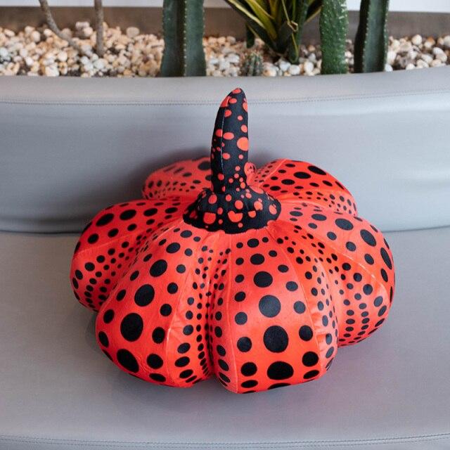 Yayoi Kusama Halloween Pumpkin Plushies-Enchanted peach