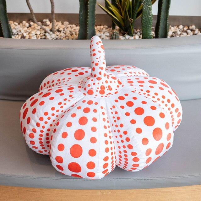 Yayoi Kusama Halloween Pumpkin Plushies-Enchanted peach