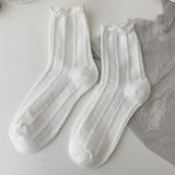 Dainty White Lace Socks