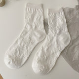 Dainty White Lace Socks