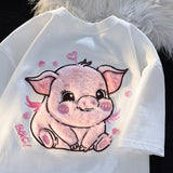 Happy Pig Fluffy Tee