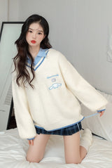 Kawaii Prepstar Sailor Pullover Sweater