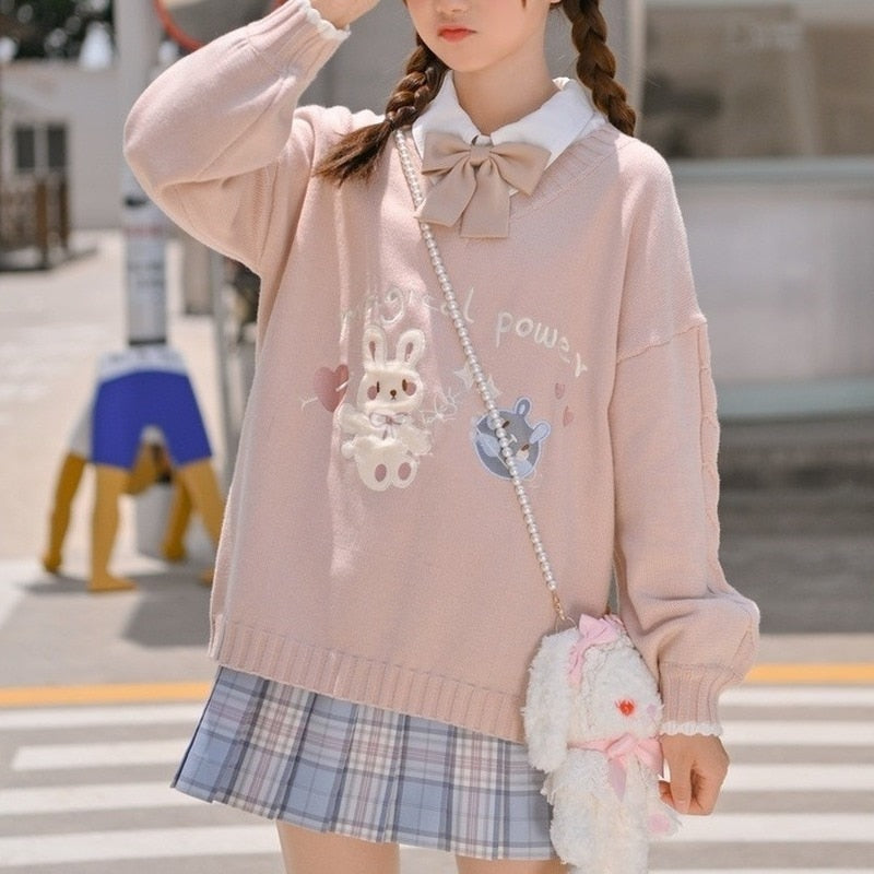 Magical Power Bunny Crewneck