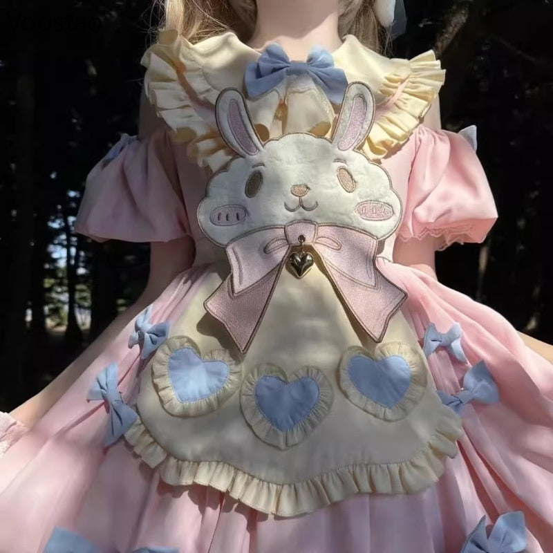 Pastel Easter Bunny Lolita Dress