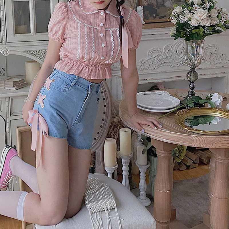 Pink Corset Shorts