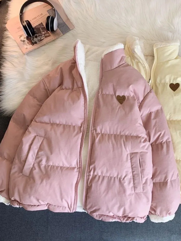 Teddy Bear Love Double Sided Coat